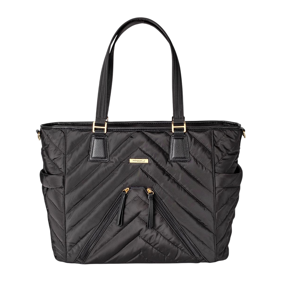 MinkeeBlue Madison Puffer Tote with Lunch and Shoe Bag MinkeeBlue Madison Puffer Tote with Lunch and Shoe Bag