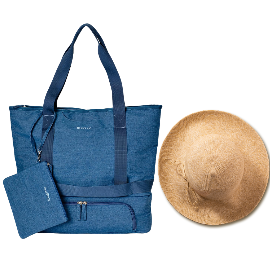 Denim Beach Bag