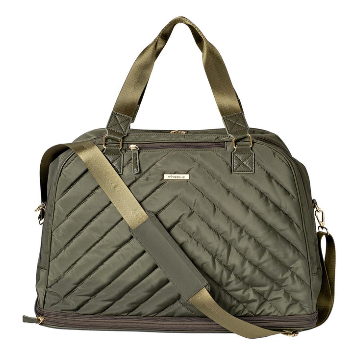 MinkeeBlue Puffer Duffle Bag