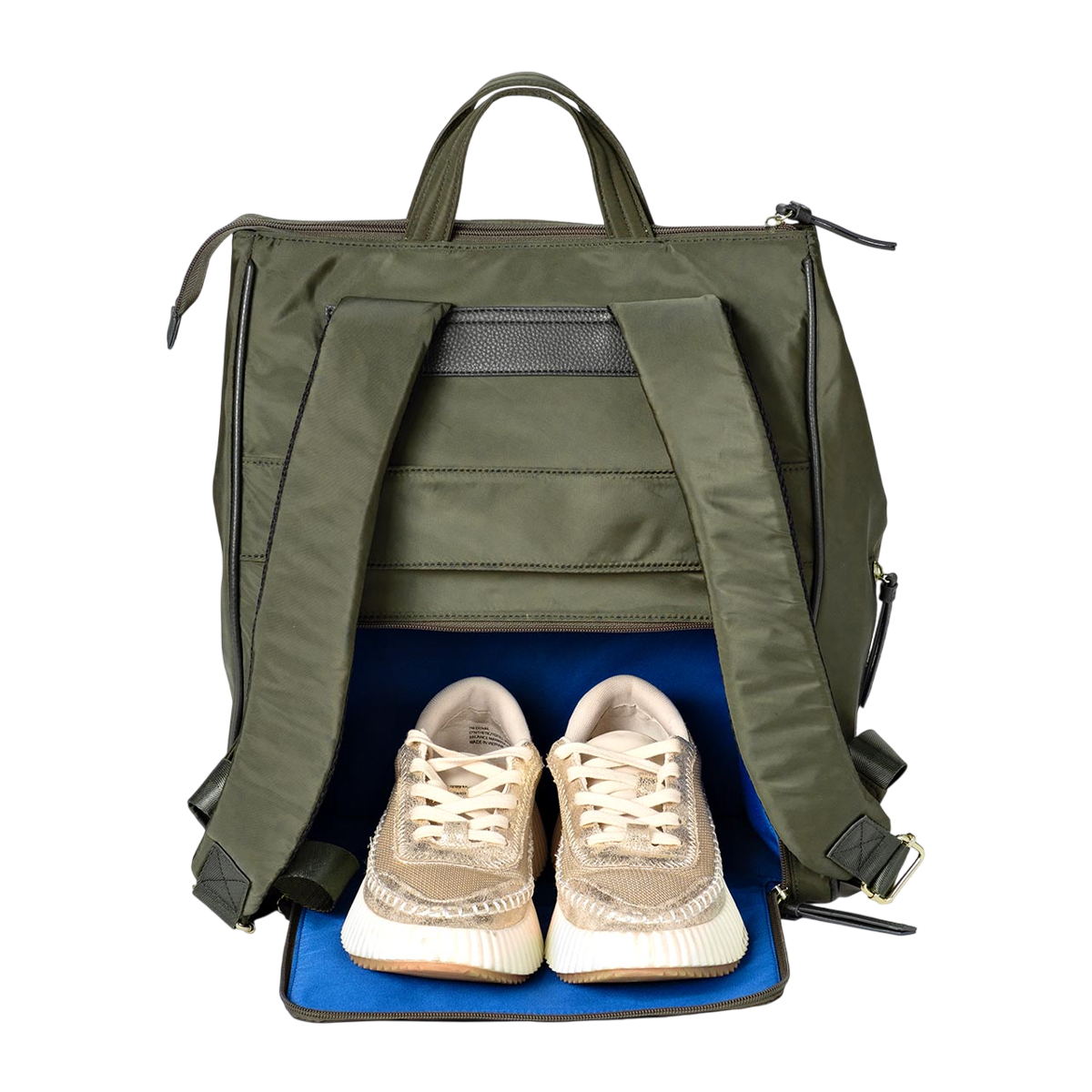 MinkeeBlue Puffer Amber Backpack with Lunch and Shoe Bag  display picture 3