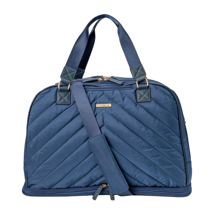 MinkeeBlue Puffer Duffle Bag