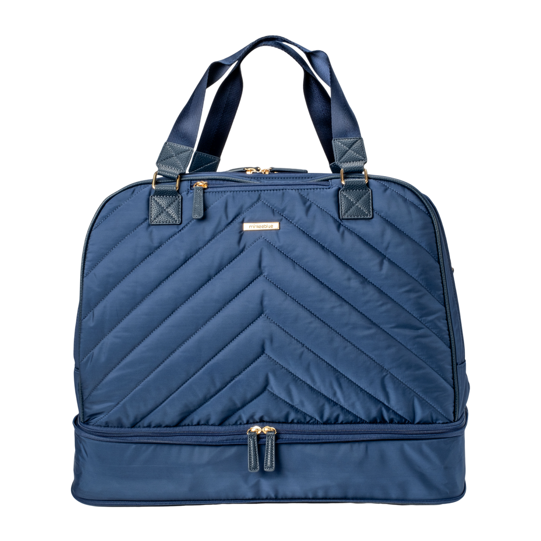 MinkeeBlue Puffer Duffle Bag