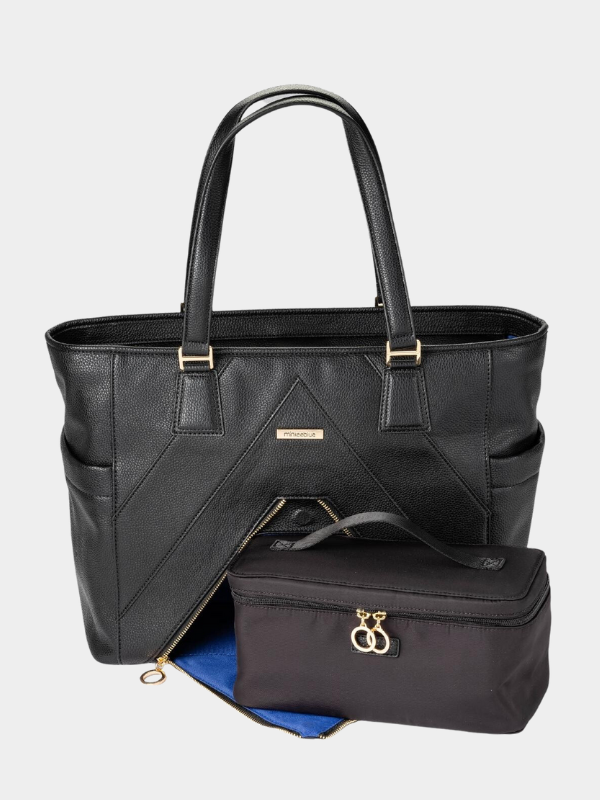 MinkeeBlue Madison Tote with Lunch Bag & Shoe Bag